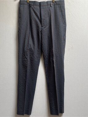 J.Lindeberg Men's Slim Fit Striped Cotton Chino Pants Size US 33